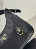 New Arrival | Modern Nylon & Patent Leather Shoulder Bag