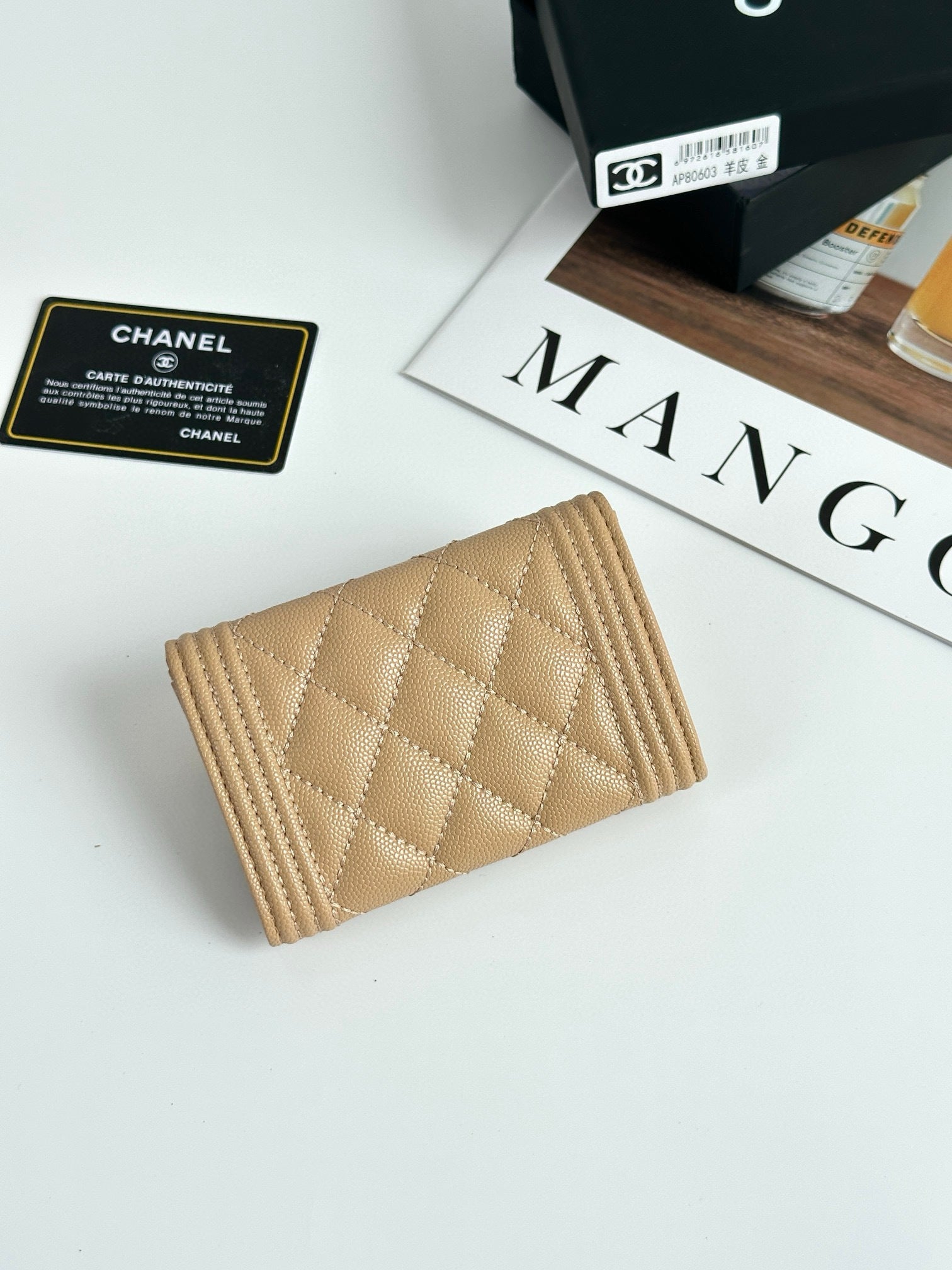 Quilted Card Holder Wallet