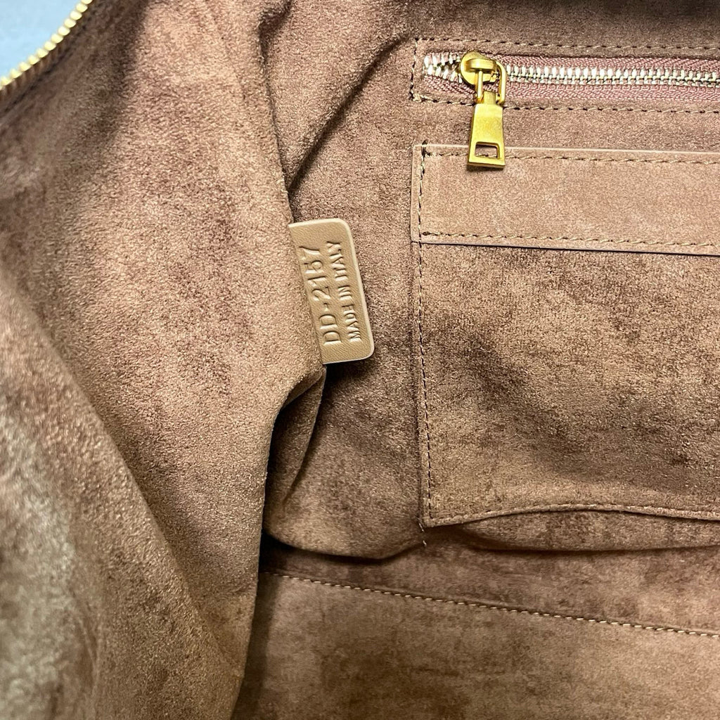 Structured Calfskin Tote Bag – Mini Size