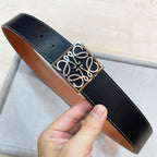 3.8 cm Reversible Calfskin Belt