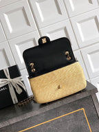 Large Woven Flap Bag   (Premium Quality)