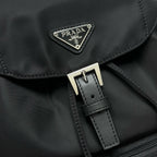 Nylon & Calfskin Backpack