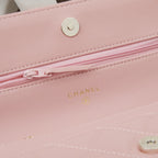 Quilted Calfskin Wallet-On-Chain Bag