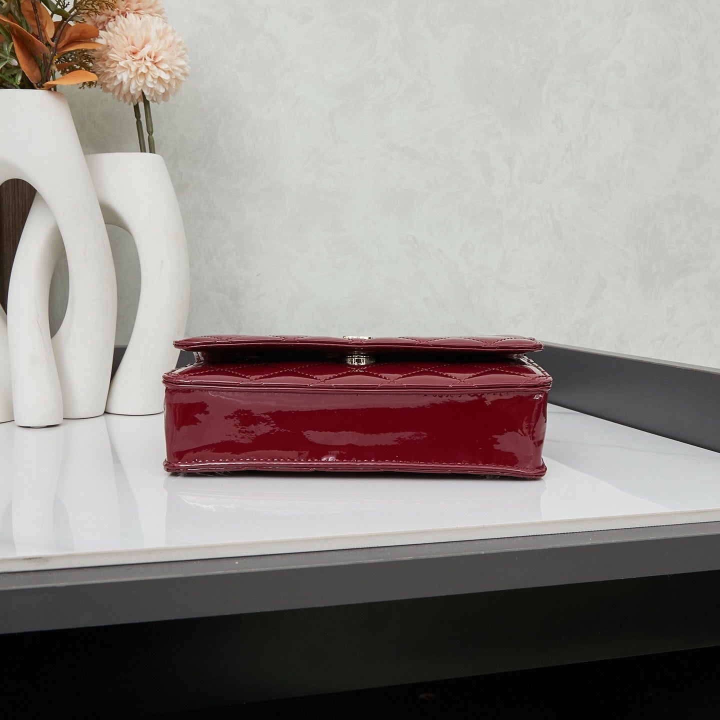 Patent Leather WOC Chain Bag