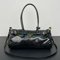Vintage-Style Oil Wax Leather Tote Bag