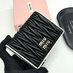 New-Season Compact Tri-Fold Mini Wallet – Embossed Design