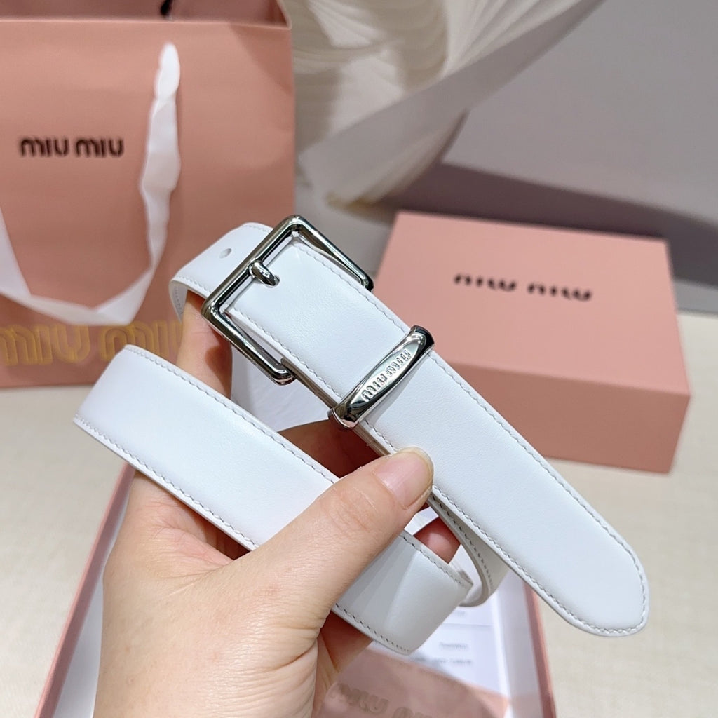3.0cm Double-Sided Genuine Leather Belt