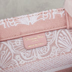 D Book Tote ( Light pink butterfly )