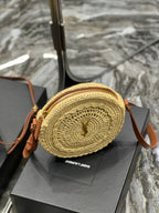 Premium Quality Round Raffia Woven Bag