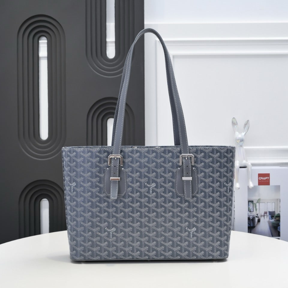 Vintage Tote Bag | Double Zip Design & Adjustable Handles
