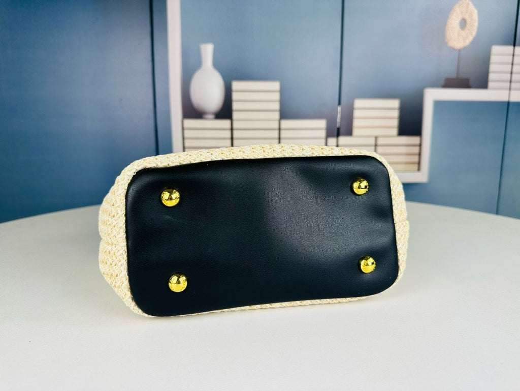 Mini Sun Woven Raffia Bag