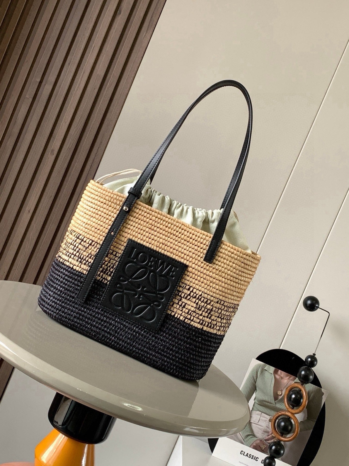 Square Woven Basket Bag –  (Premium Quality)
