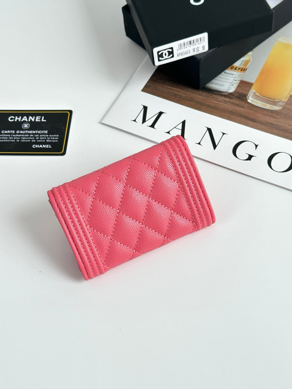 Quilted Card Holder Wallet