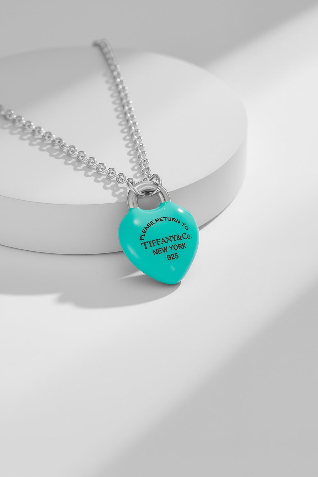 Necklace | Double Heart Tag Pendant