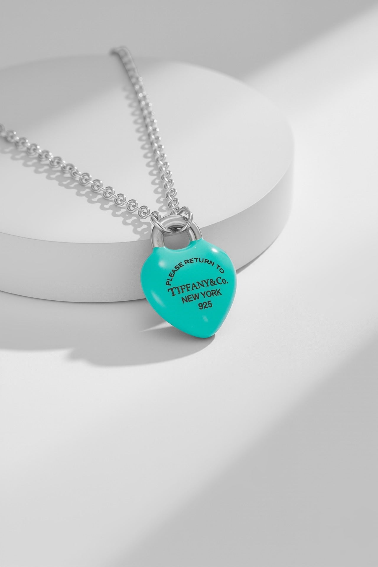 Necklace | Double Heart Tag Pendant