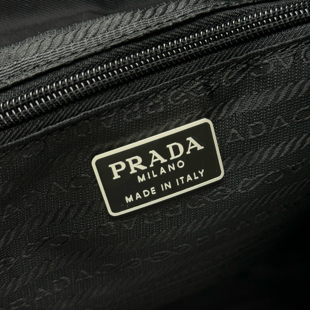 Nylon & Calfskin Backpack