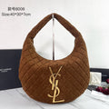 ICARE Large Suede Hobo Bag