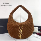 ICARE Large Suede Hobo Bag