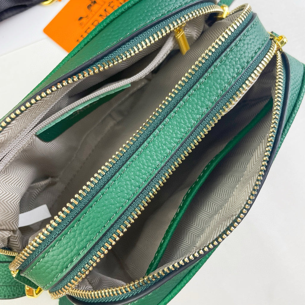 Full-Leather Camera Bag | Adjustable & Detachable Strap