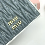 New-Season Compact Tri-Fold Mini Wallet – Embossed Design