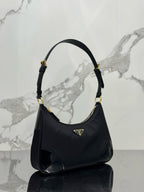 New Arrival | Modern Nylon & Patent Leather Shoulder Bag