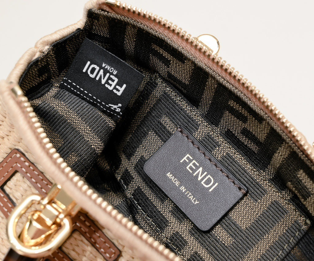 Summer Woven Mini Top Handle Bag (Caramel) –  Premium Quality