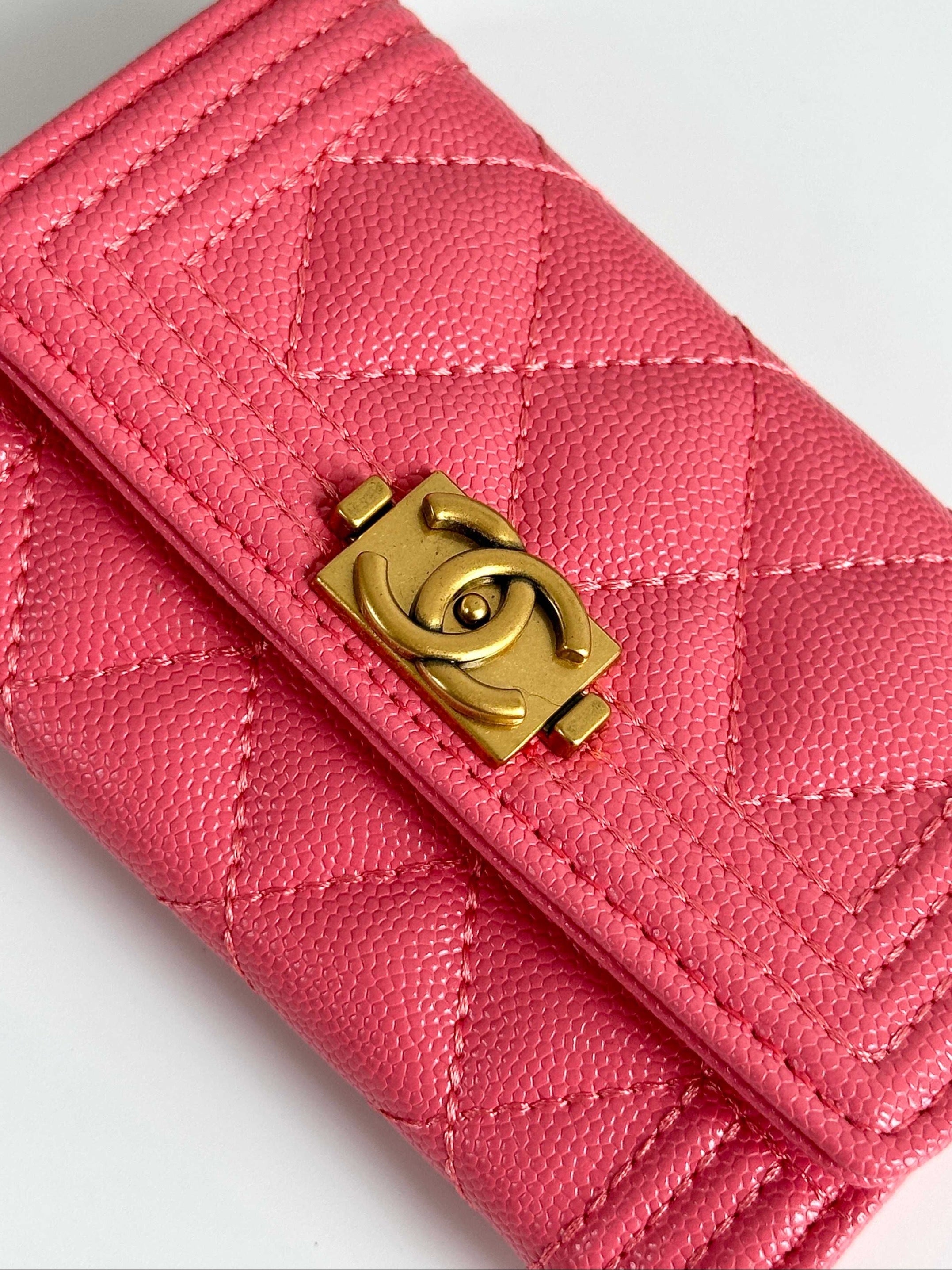 Quilted Card Holder Wallet