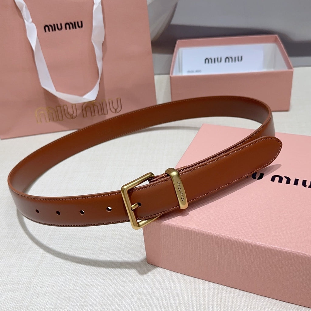 3.0cm Double-Sided Genuine Leather Belt
