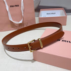 3.0cm Double-Sided Genuine Leather Belt