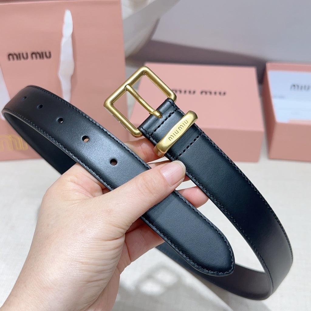 3.0cm Double-Sided Genuine Leather Belt