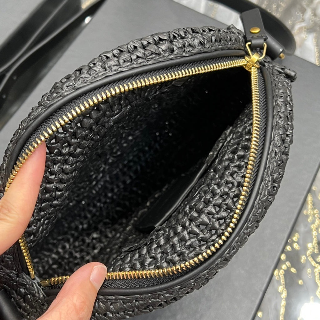 Premium Quality Round Raffia Woven Bag