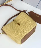 Summer Woven Bucket Bag