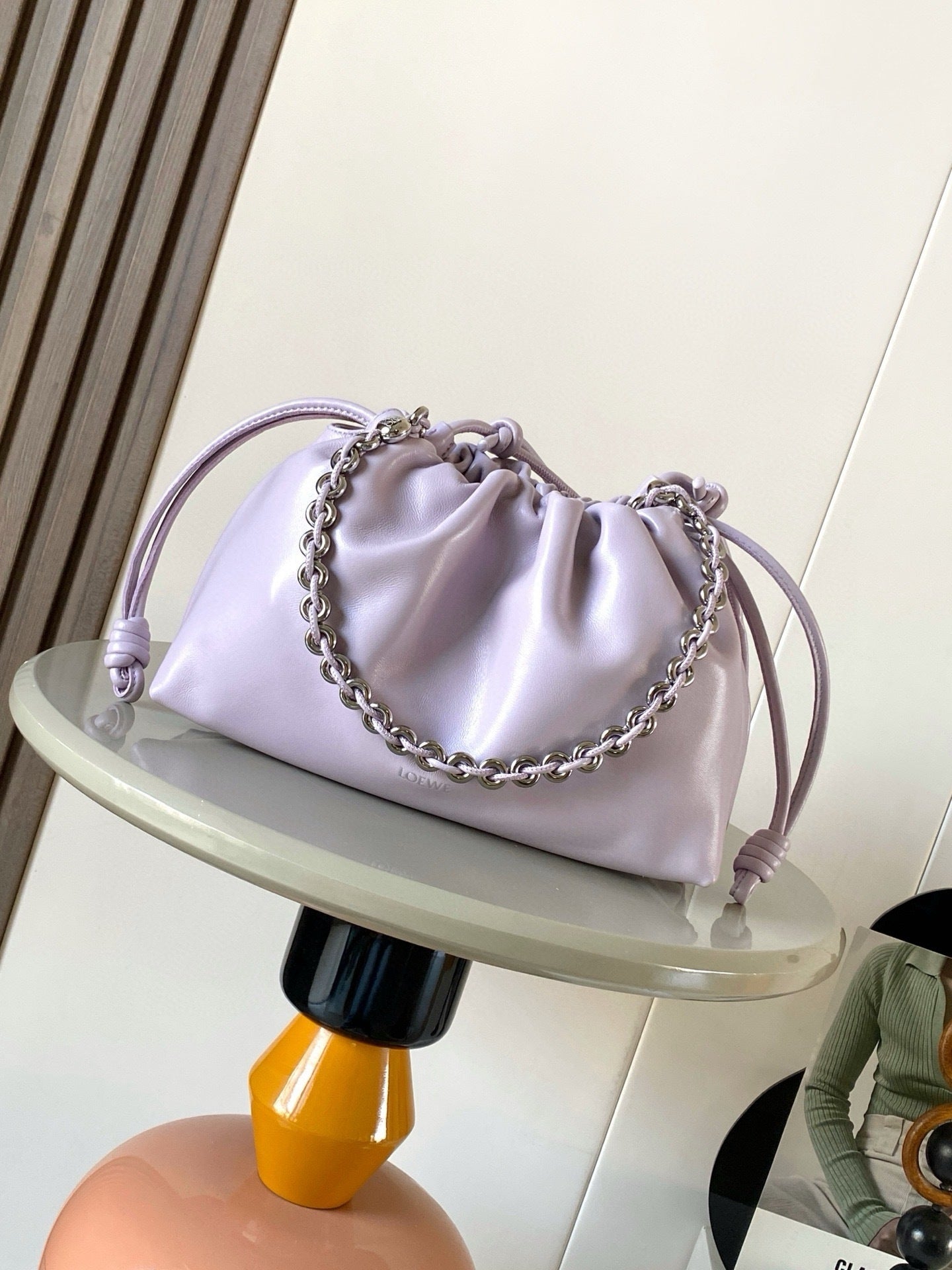 Nappa Leather Flamenco Style Purse - Premium Quality