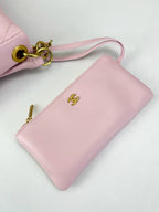 Handcrafted Quilted Hobo Bag with Woven Chain Strap