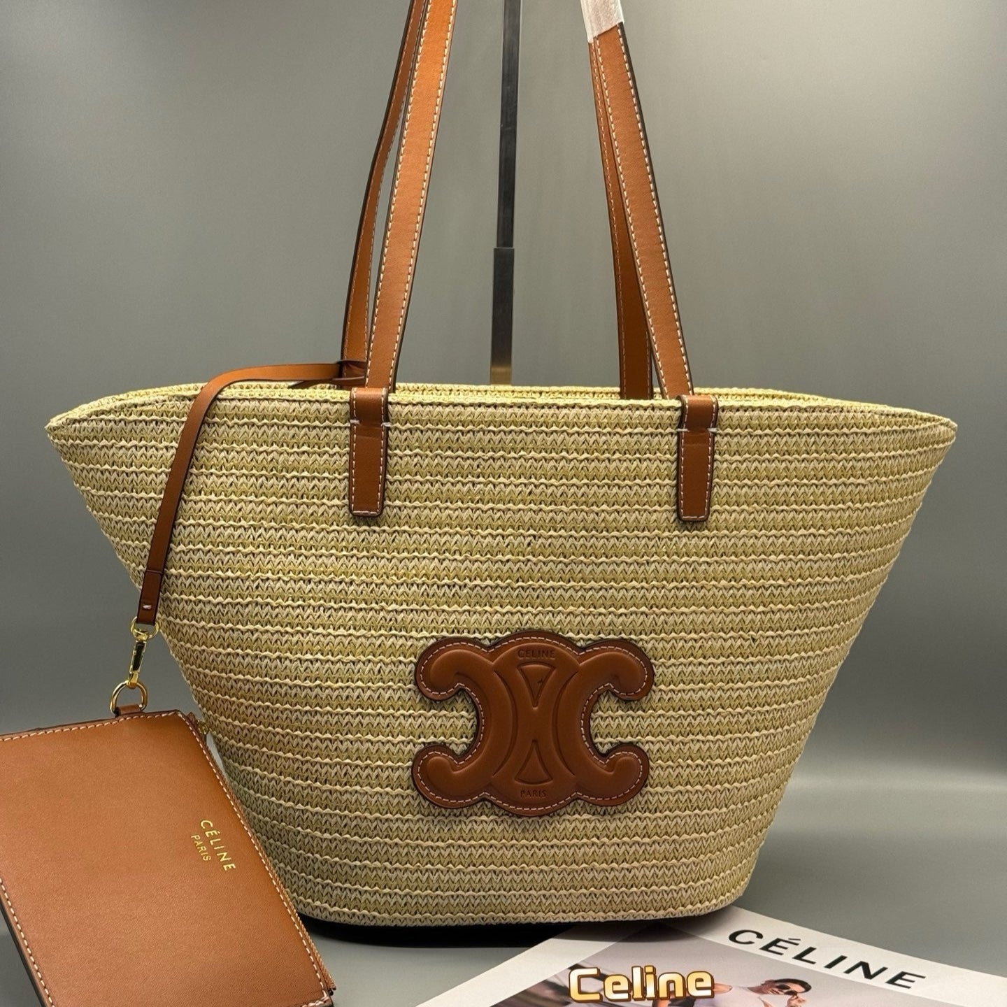 Raffia Handwoven Mini Tote Bag | Moroccan Craft