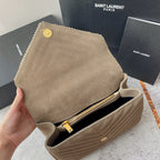 Monogram Messenger Bag | Suede with Tassel Accent