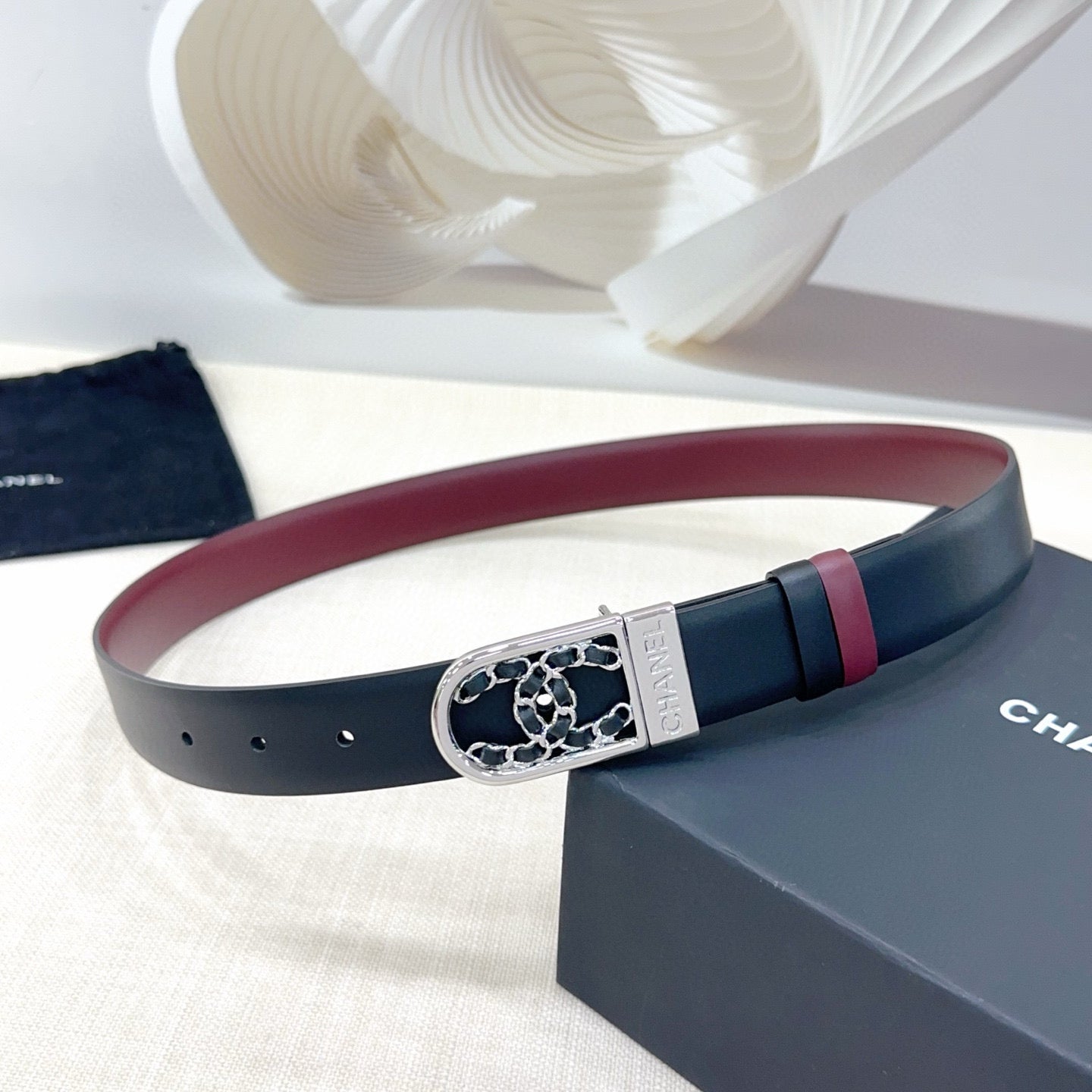 3.0 cm Reversible Leather Belt