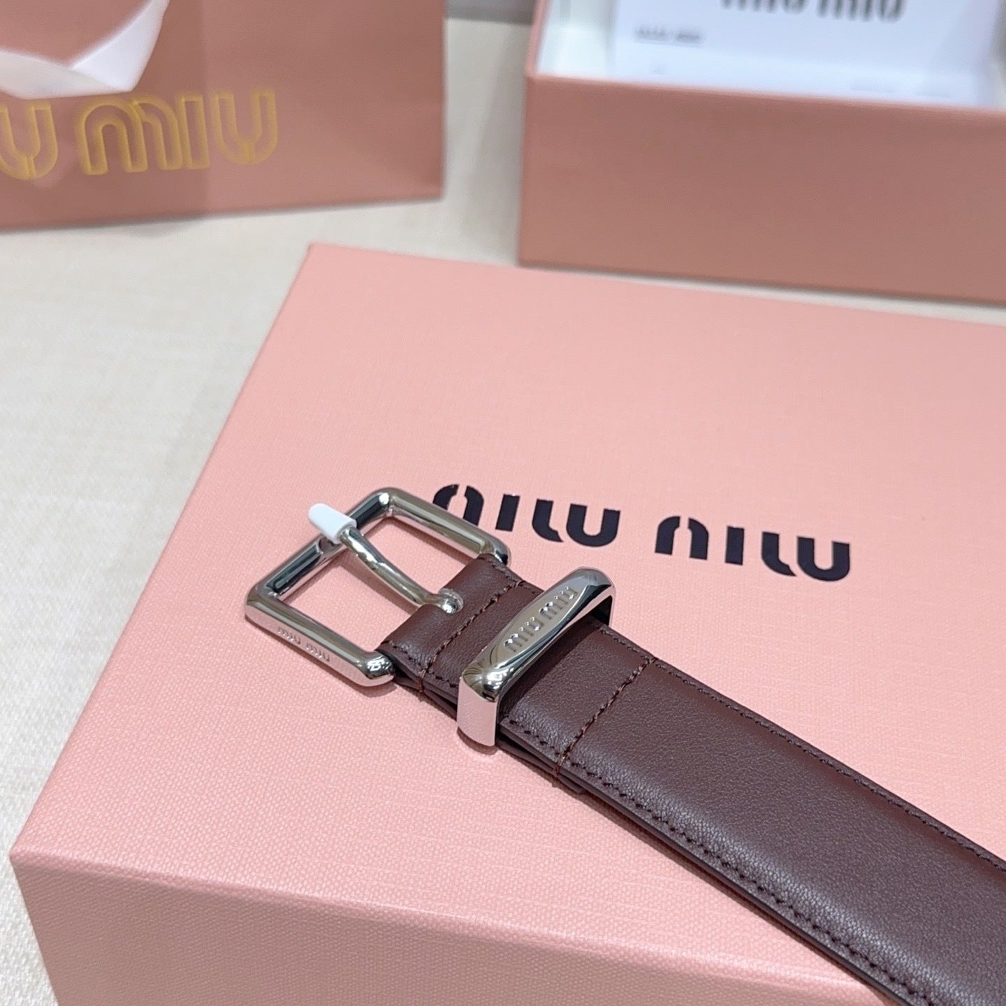 3.0cm Double-Sided Genuine Leather Belt