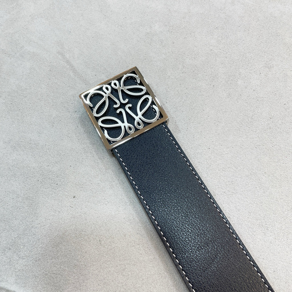 3.8 cm Reversible Calfskin Belt