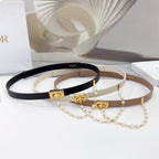 2.0 cm Reversible Calfskin Leather Belt