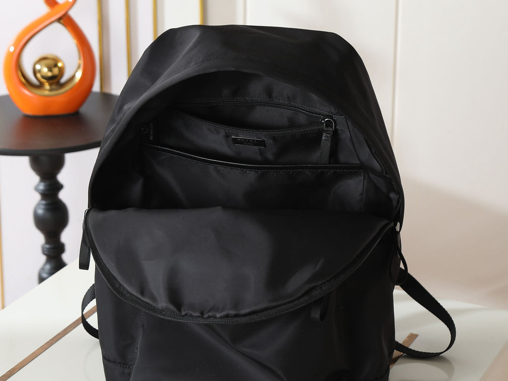 Saffiano Leather & Nylon Backpack