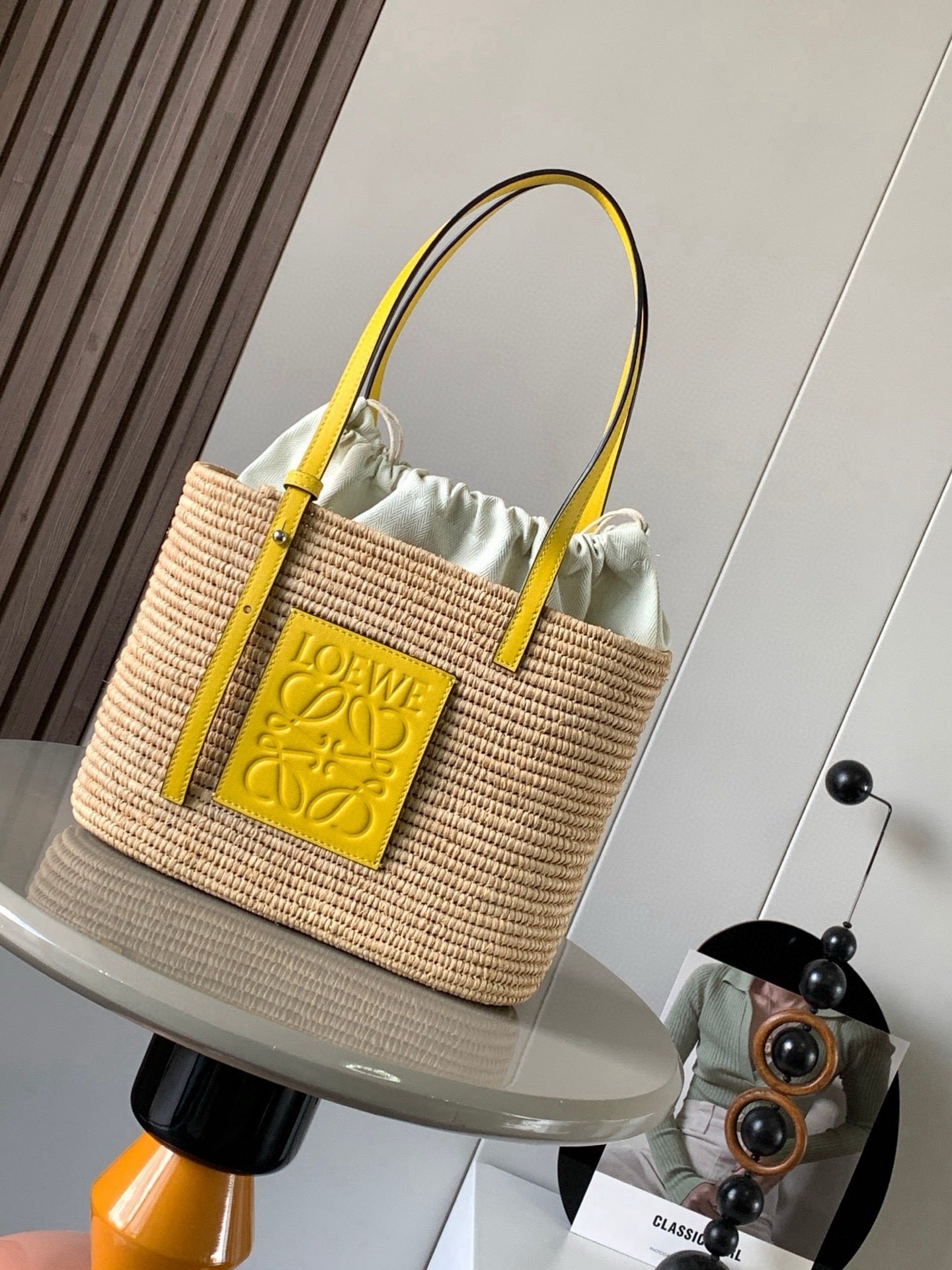 Square Woven Basket Bag –  (Premium Quality)