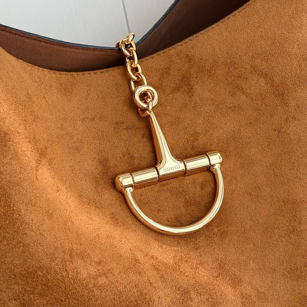 Maxi Suede Shoulder Bag : Large