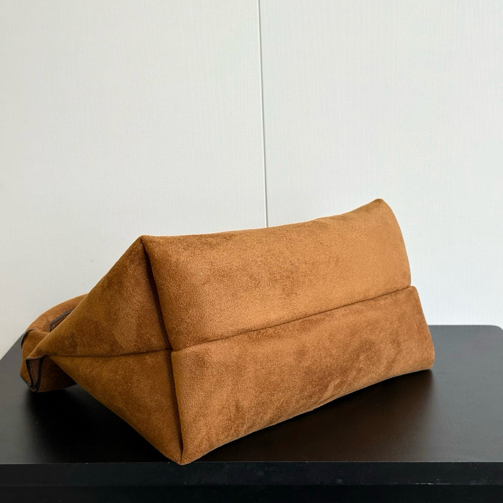 Maxi Suede Shoulder Bag :  Medium