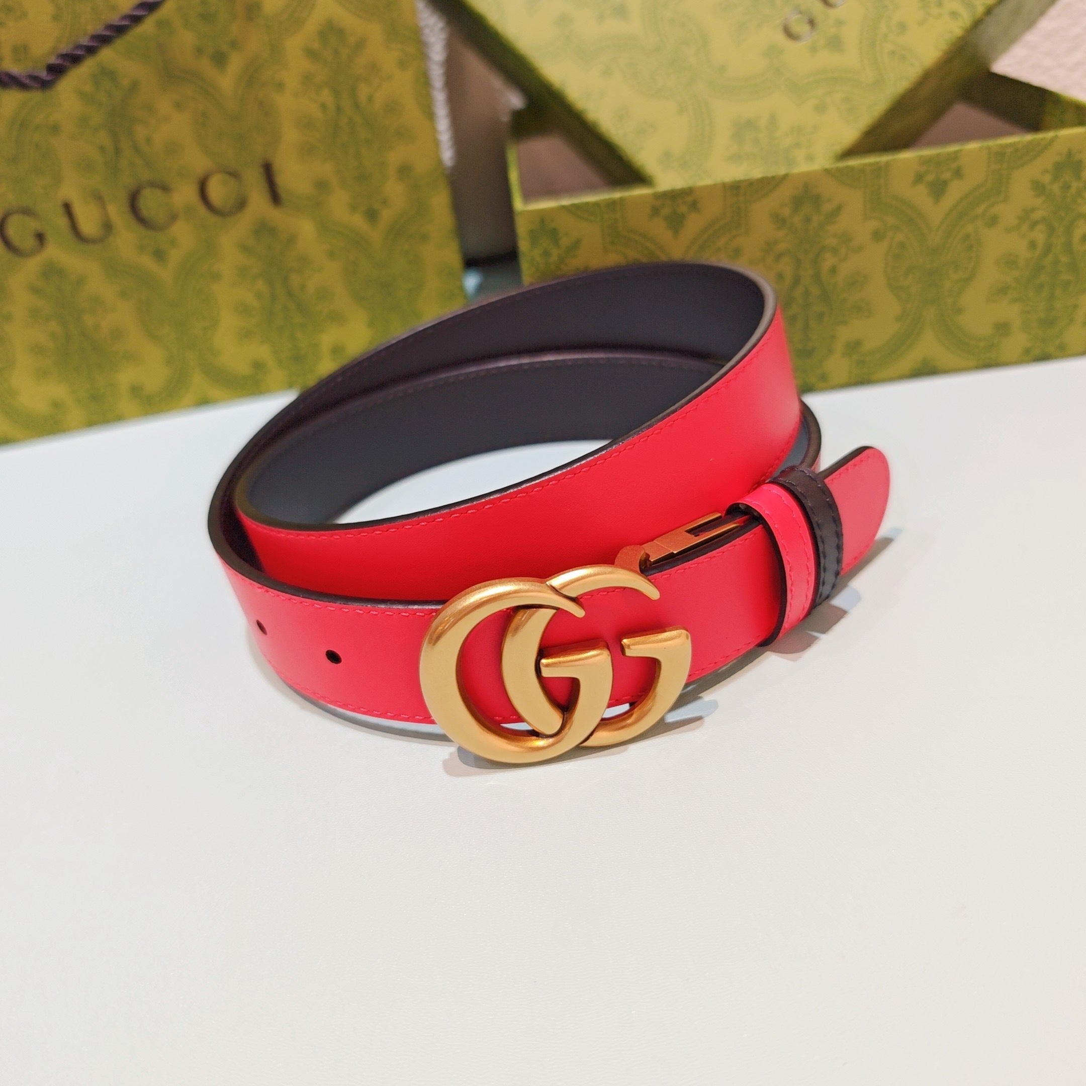 3.0cm Double-Sided Leather Belt