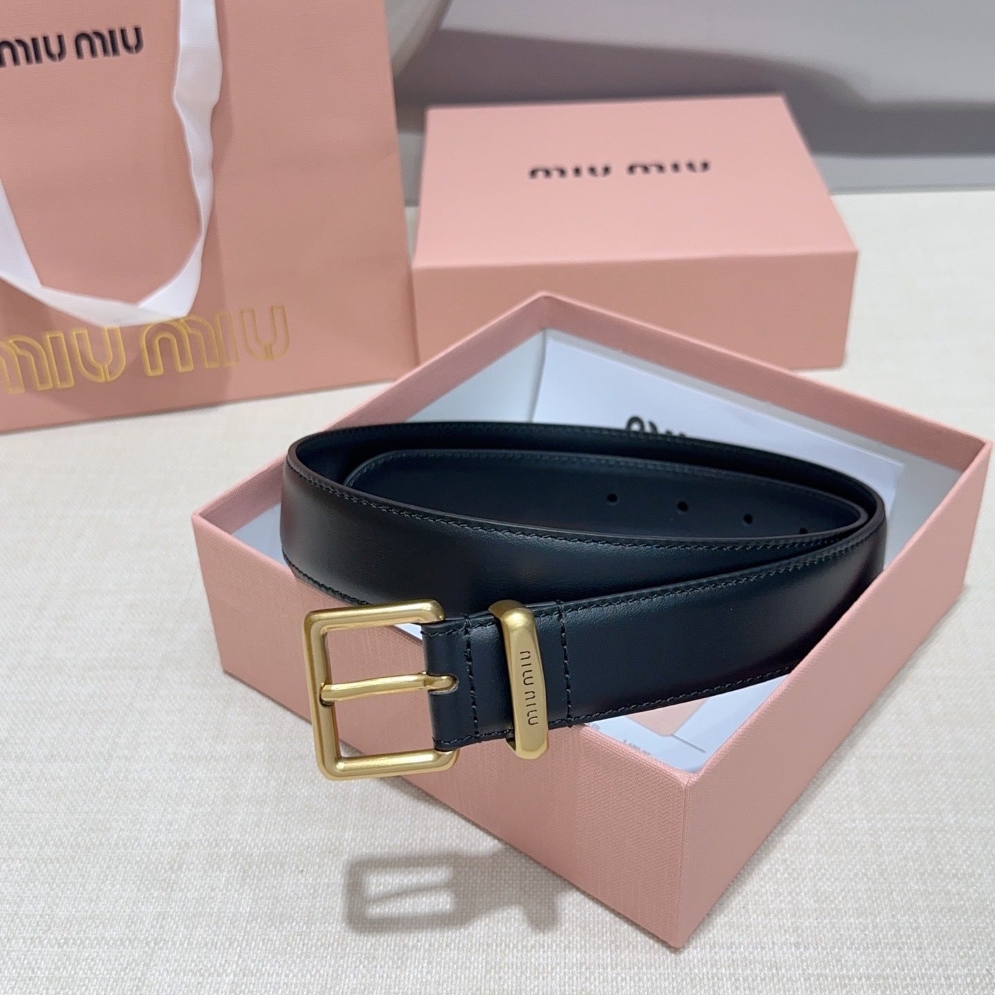 3.0cm Double-Sided Genuine Leather Belt