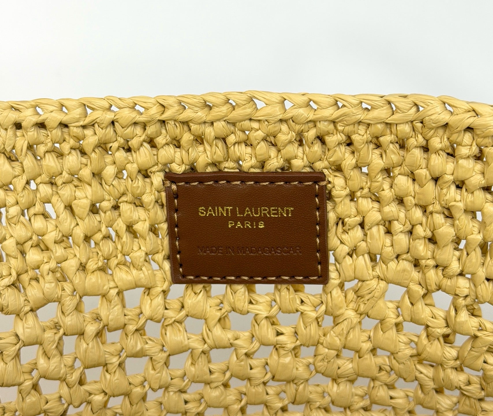 Raffia Woven Basket Bag | Embroidered Straw Tote