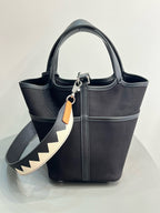 Cow Leather Two-Way Tote Bag – 18 × 14 × 19 cm