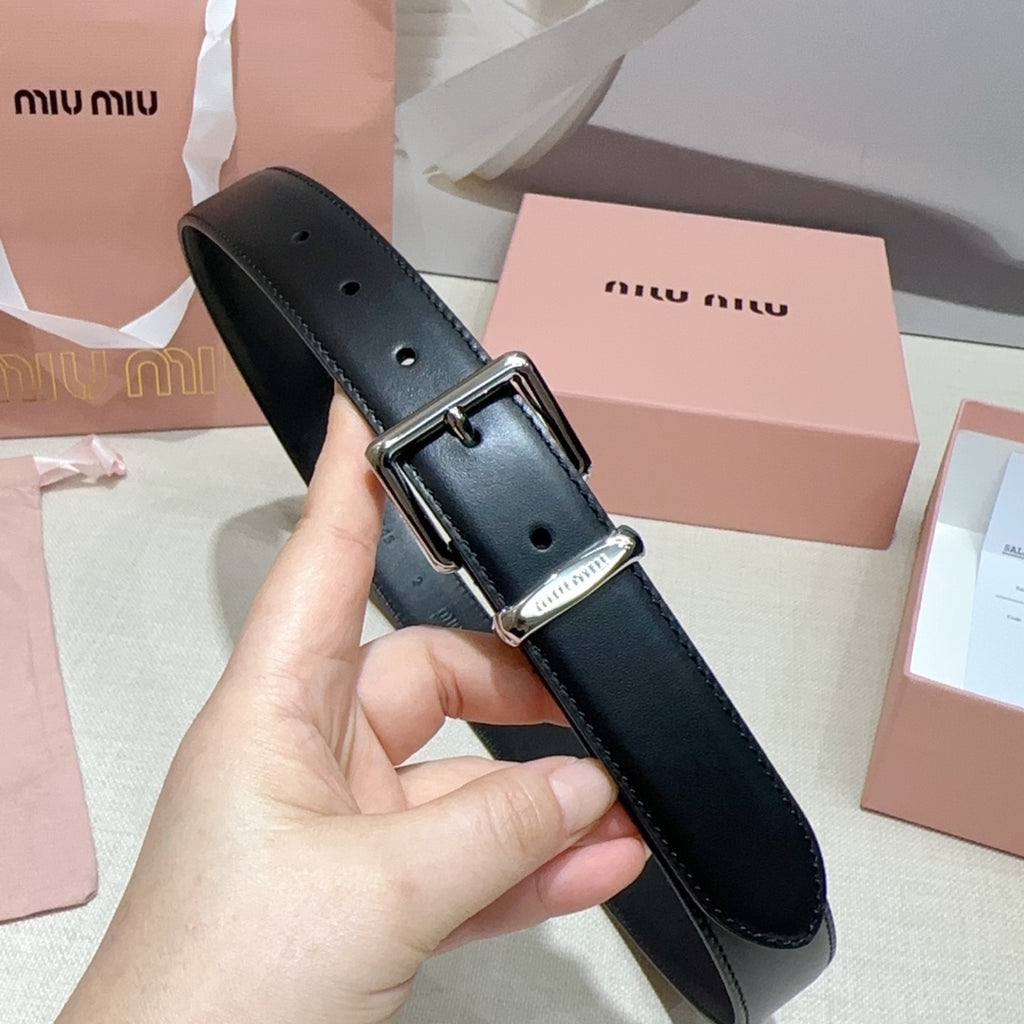 3.0cm Double-Sided Genuine Leather Belt