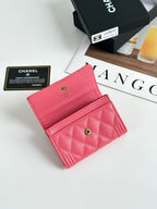 Quilted Card Holder Wallet